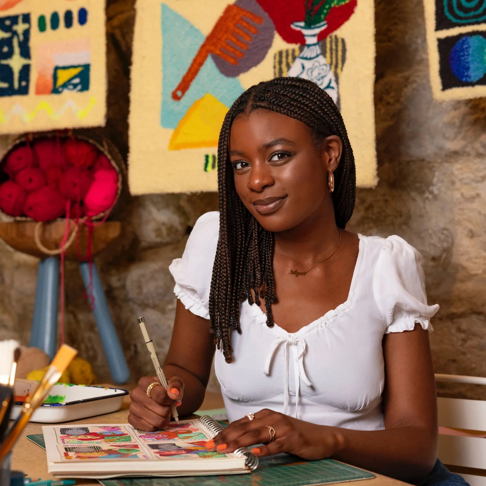 Aliyah Salmon is resisting automation with her art