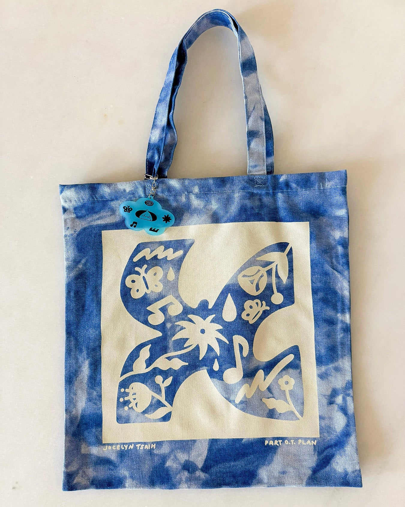 Blue Summer Boogie Tote