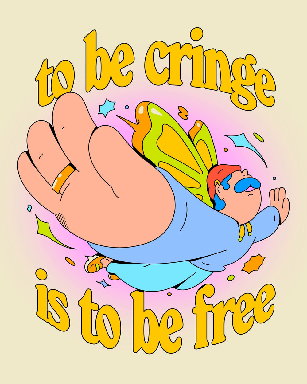 Spencer Gabor thinks "To be cringe is to be free"